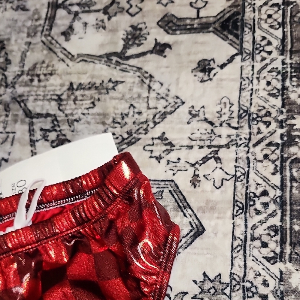 Splash Red Checkered Swim Trunks - Picture 5 of 6